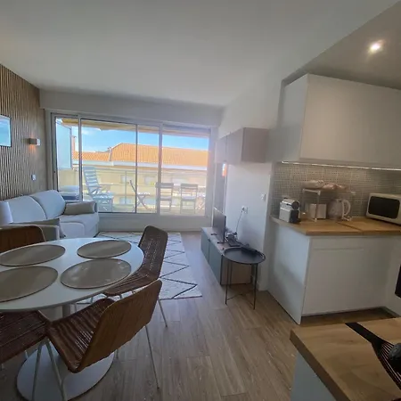 Appartement T1 Avec Terrasse Et Parking Securise - Fr-1-374-234 Arcachon